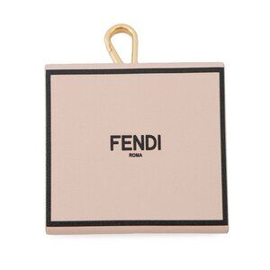 Fendi Key Holder Mini Box Leather Charm